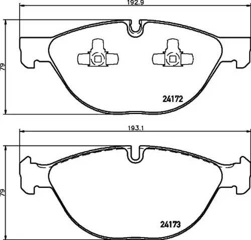 накладки HELLA PAGID 8DB 355 012-661