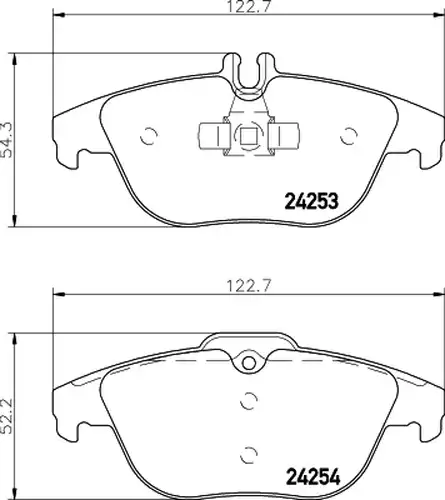 накладки HELLA PAGID 8DB 355 012-741