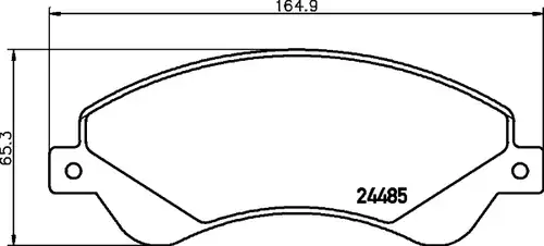 накладки HELLA PAGID 8DB 355 012-771