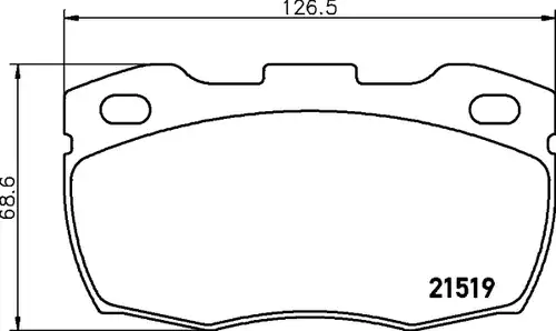 накладки HELLA PAGID 8DB 355 012-871