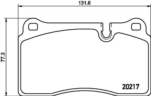 накладки HELLA PAGID 8DB 355 013-201