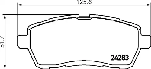 накладки HELLA PAGID 8DB 355 013-211