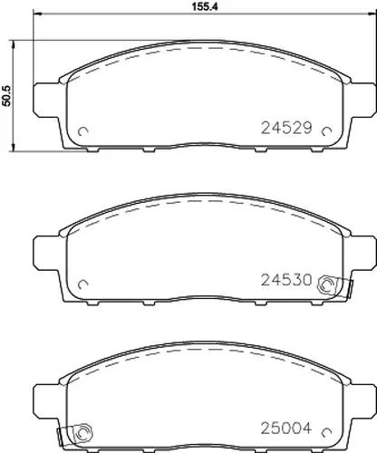 накладки HELLA PAGID 8DB 355 013-221