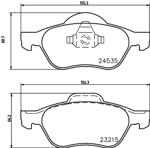 накладки HELLA PAGID 8DB 355 013-271