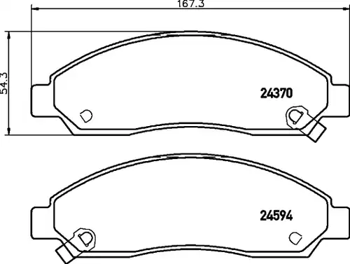 накладки HELLA PAGID 8DB 355 013-291