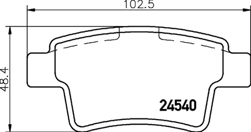 накладки HELLA PAGID 8DB 355 013-361