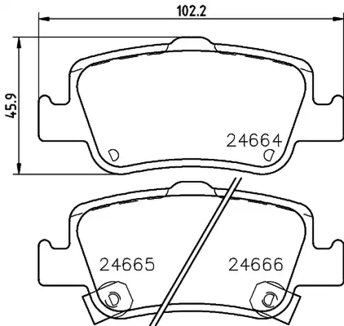 накладки HELLA PAGID 8DB 355 013-571