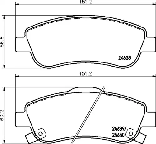 накладки HELLA PAGID 8DB 355 013-611