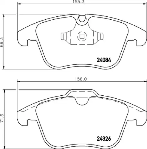 накладки HELLA PAGID 8DB 355 013-621