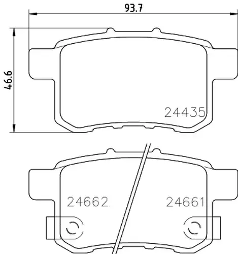 накладки HELLA PAGID 8DB 355 013-631