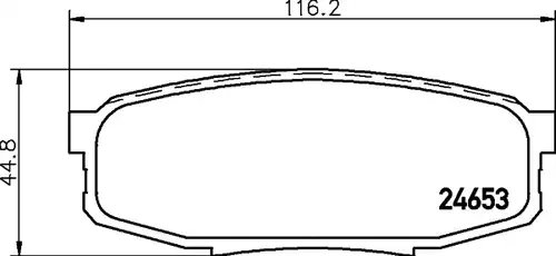 накладки HELLA PAGID 8DB 355 013-771