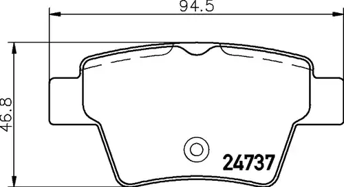 накладки HELLA PAGID 8DB 355 013-851