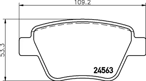 накладки HELLA PAGID 8DB 355 014-021