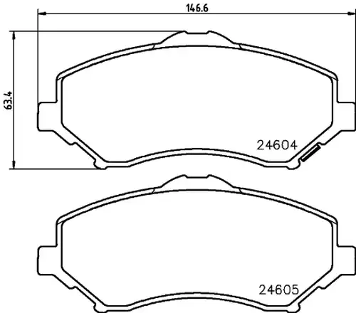 накладки HELLA PAGID 8DB 355 014-231