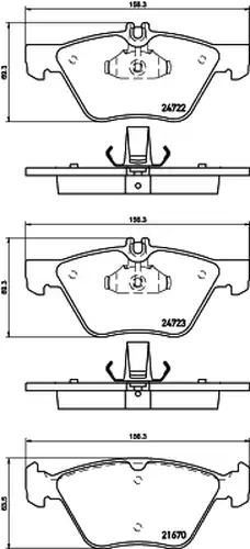 накладки HELLA PAGID 8DB 355 014-291