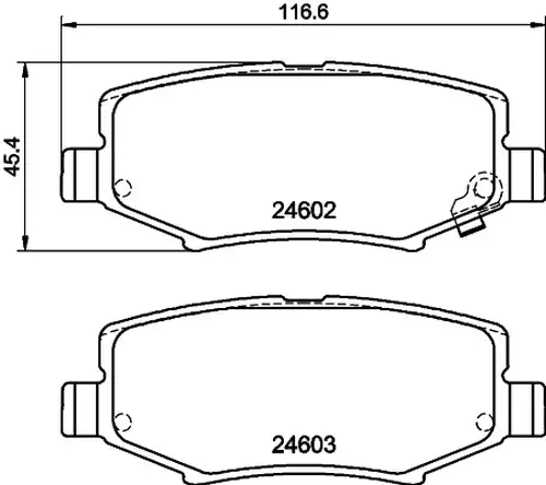 накладки HELLA PAGID 8DB 355 014-381