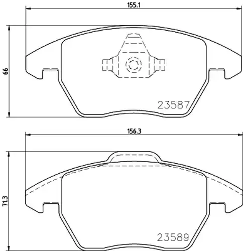 накладки HELLA PAGID 8DB 355 014-511