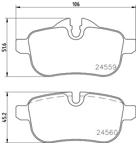 накладки HELLA PAGID 8DB 355 014-621