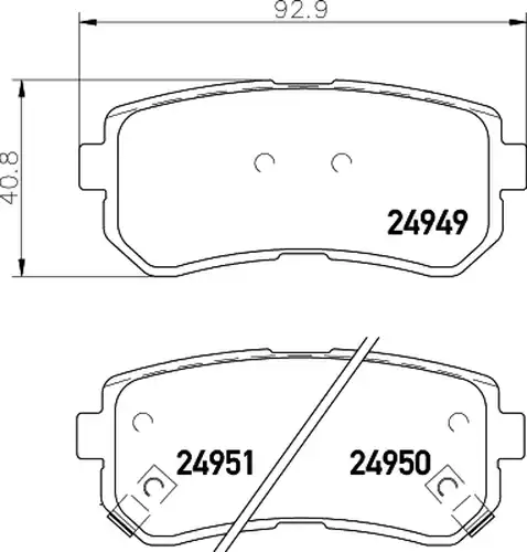 накладки HELLA PAGID 8DB 355 014-911