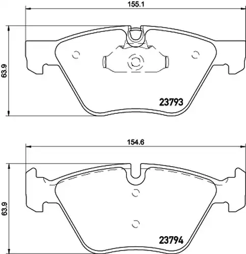 накладки HELLA PAGID 8DB 355 015-031