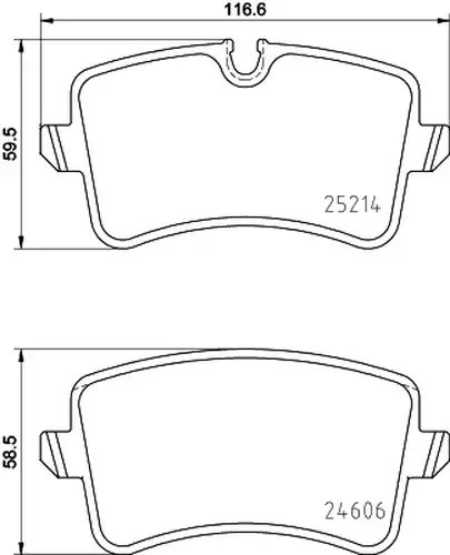 накладки HELLA PAGID 8DB 355 015-201