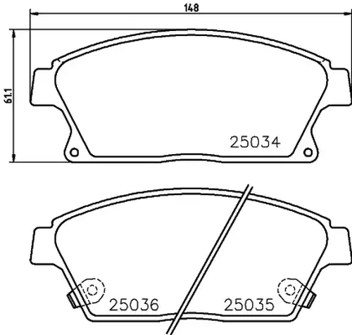 накладки HELLA PAGID 8DB 355 015-241