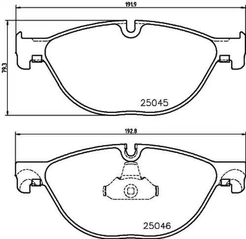 накладки HELLA PAGID 8DB 355 015-251