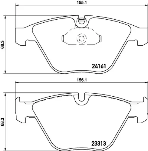 накладки HELLA PAGID 8DB 355 015-601