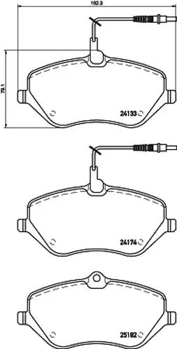 накладки HELLA PAGID 8DB 355 015-621