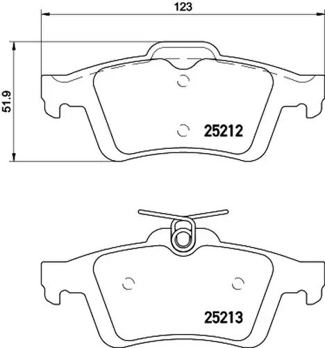 накладки HELLA PAGID 8DB 355 015-761