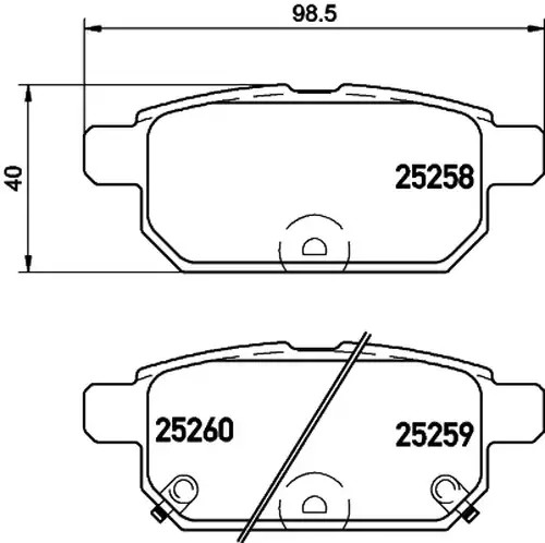 накладки HELLA PAGID 8DB 355 015-871