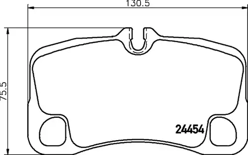 накладки HELLA PAGID 8DB 355 016-051