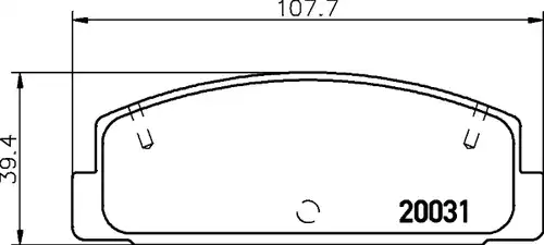 накладки HELLA PAGID 8DB 355 016-761