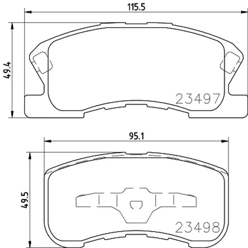 накладки HELLA PAGID 8DB 355 017-111