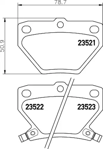 накладки HELLA PAGID 8DB 355 017-221