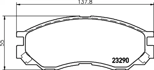 накладки HELLA PAGID 8DB 355 017-271