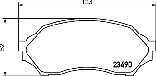 накладки HELLA PAGID 8DB 355 017-281