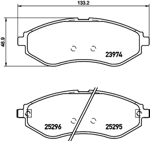 накладки HELLA PAGID 8DB 355 017-351