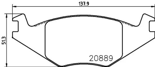 накладки HELLA PAGID 8DB 355 017-491