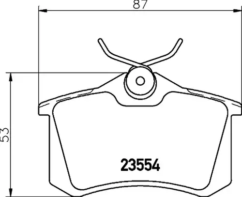 накладки HELLA PAGID 8DB 355 017-711