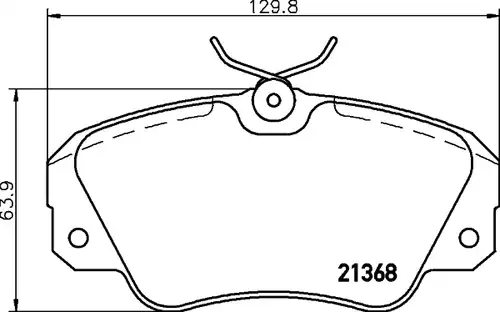 накладки HELLA PAGID 8DB 355 017-771