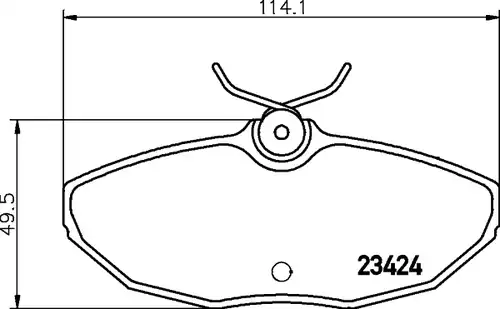 накладки HELLA PAGID 8DB 355 018-561