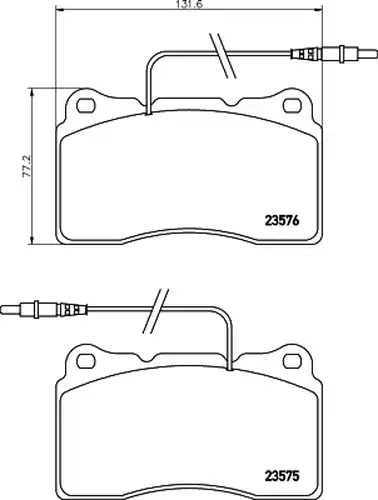 накладки HELLA PAGID 8DB 355 018-671