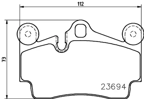 накладки HELLA PAGID 8DB 355 018-711