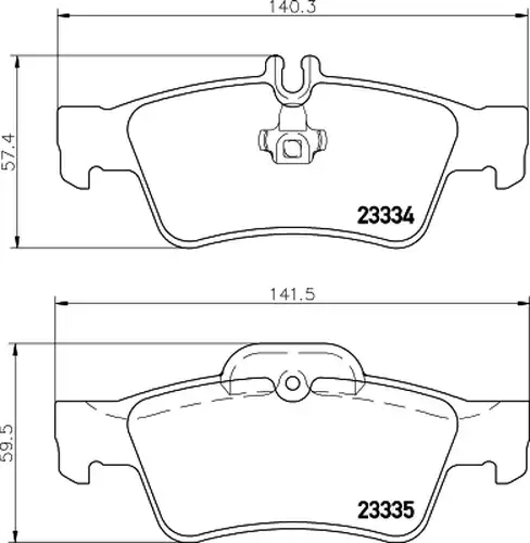 накладки HELLA PAGID 8DB 355 018-751