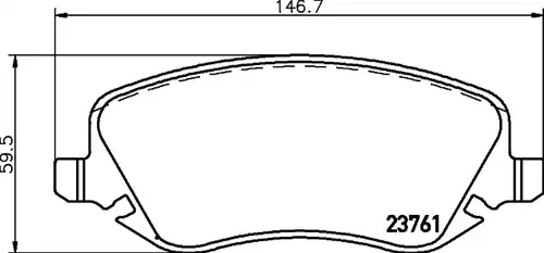 накладки HELLA PAGID 8DB 355 018-761