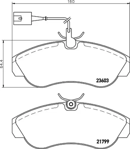 накладки HELLA PAGID 8DB 355 018-791