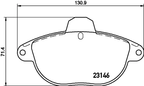 накладки HELLA PAGID 8DB 355 019-281