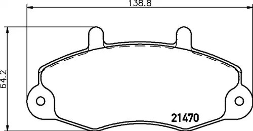 накладки HELLA PAGID 8DB 355 019-371