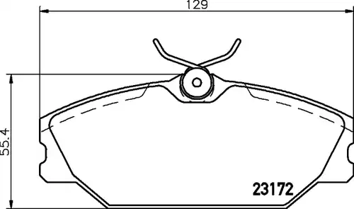 накладки HELLA PAGID 8DB 355 019-391